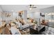 Open living space showcasing a modern design, sleek flooring, and comfortable furnishings at 3210 Magnolia St, Denver, CO 80207