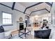 Inviting living room with fireplace, hardwood floors, and open dining area, designed for comfort and style at 1378 Forest St, Denver, CO 80220