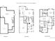 Floor plan showcasing the layout of the basement, first floor, and second floor of the home at 13729 Daffodil Pt, Parker, CO 80134