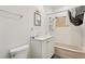 Bathroom features a tub, shower and vanity sink, undergoing renovation at 1900 S University Blvd, Denver, CO 80210