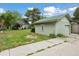 Green home with garage showcasing a spacious front yard and potential for landscaping upgrades and a curb appeal at 1900 S University Blvd, Denver, CO 80210
