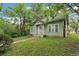 Quaint green one-story house with covered entryway, pathway and lots of surrounding greenery at 1900 S University Blvd, Denver, CO 80210