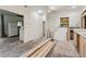 Bright kitchen with open layout, ample space, undergoing renovation with natural light at 1900 S University Blvd, Denver, CO 80210