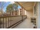 Private balcony overlooks the landscaped grounds, perfect for relaxing and enjoying outdoor living at 14720 E Kentucky Dr # 612, Aurora, CO 80012