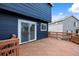 A spacious deck offers outdoor living and entertainment space at 5124 S Jebel St, Centennial, CO 80015