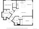 Detailed floor plan showcasing the layout of the home, including bedrooms, baths, and living spaces at 1440 Little Raven St # 202, Denver, CO 80202
