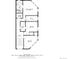 Third floor plan featuring primary and other bedrooms, bathrooms, laundry, and WIC at 3142 W 20, Denver, CO 80211