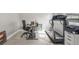 Office space with a desk, chair, treadmill, and printer, ideal for working or exercising at home at 3142 W 20, Denver, CO 80211