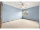 Bedroom with carpet, ceiling fan and one window at 2228 S Eldridge St, Lakewood, CO 80228