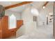 Bright entryway featuring high ceilings and a glass block window at 12291 S Critchell Ln, Littleton, CO 80127