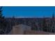Panoramic mountain view at dusk at 12291 S Critchell Ln, Littleton, CO 80127