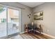 Cozy dining area with sliding door access to the patio at 2491 S Xanadu Way # A, Aurora, CO 80014