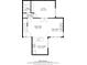 Detailed floor plan showcasing the layout of the main level, highlighting the kitchen, dining, and living spaces at 2491 S Xanadu Way # A, Aurora, CO 80014