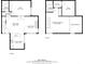 A detailed floor plan showcasing the layout of both floors in the house at 2491 S Xanadu Way # A, Aurora, CO 80014