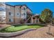 Backyard features a putting green, stone patio and multi-level deck, perfect for entertaining or relaxation at 26989 E Friend Pl, Aurora, CO 80016