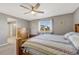 Spacious main bedroom with large window and en-suite bathroom at 3881 White Rose St, Castle Rock, CO 80108