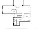 Floor plan of the basement featuring a recreation room, a bedroom, and a bath at 23870 E Dorado Pl, Aurora, CO 80016