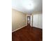 This bedroom has wood floors, neutral walls and closet for storage at 19193 E Amherst Dr, Aurora, CO 80013
