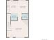 An illustrated floor plan featuring kitchen, dining, laundry, bathroom, and living room dimensions at 9278 W Ontario Dr, Littleton, CO 80128