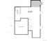 Unfinished basement floor plan with optional bath rough in and potential for a 3-car garage at 7034 E 126Th Dr, Thornton, CO 80602