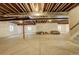 Unfinished basement offering ample space and potential for customization at 11142 Bright Sky St, Littleton, CO 80125