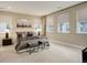 Inviting bedroom featuring plush carpeting, natural light, and elegant decor at 11142 Bright Sky St, Littleton, CO 80125