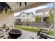 Relaxing covered patio with views of the fenced backyard at 11142 Bright Sky St, Littleton, CO 80125