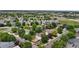 Aerial view of home nestled in a Gathering-friendly neighborhood featuring mature trees and well-maintained streets at 7171 Canyon Way, Frederick, CO 80504