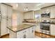 Gourmet kitchen with granite countertops, stainless steel appliances, and an island with seating at 2525 S Pennsylvania St, Denver, CO 80210