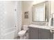 Well-appointed bathroom with a shower/tub combo at 6 Driver Ln, Littleton, CO 80123