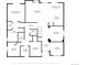 Detailed floor plan showcasing the layout of the home's main level with dimensions at 23612 Glenmoor Dr, Parker, CO 80138