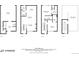 Floorplan showing four floors with garage, living spaces, bedrooms, and a rooftop terrace at 3008 Blake St, Denver, CO 80205