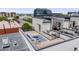 Roof deck with patio furniture on top of the home at 3008 Blake St, Denver, CO 80205
