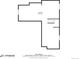 Detailed floor plan of the basement layout, showcasing the potential of a spacious unfinished area at 12678 Fisher Ln, Englewood, CO 80112