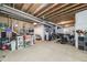 This is an unfinished basement with exposed ceiling joists and walls that is ready to be finished with your design at 12678 Fisher Ln, Englewood, CO 80112