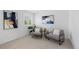 Sitting room featuring modern art and abundant natural light at 7099 Cerney Cir, Castle Pines, CO 80108