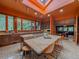 Bright and open kitchen with granite countertops and a skylight above at 32453 Upper Bear Creek Rd, Evergreen, CO 80439