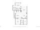 Second floor plan displaying primary bedroom, kitchen, living room, den and bathroom at 8643 Gold Peak Dr # E, Highlands Ranch, CO 80130