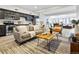 A spacious open-concept living room features stainless steel appliances and modern decor at 2901 N Wyandot St # 19, Denver, CO 80211