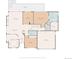 Detailed floor plan of the home's upper level at 12663 S Silver Creek Ct, Parker, CO 80134