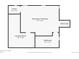 Basement floor plan featuring laundry room, finished basement, bathroom and a closet at 575 N Marion St, Denver, CO 80218