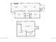 First floor plan featuring living room, dining room, kitchen, bedrooms, and a bathroom at 575 N Marion St, Denver, CO 80218