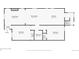 First floor plan featuring living room, dining room, kitchen, bedrooms, and a bathroom at 575 N Marion St, Denver, CO 80218