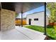 Concrete patio with a view of the backyard at 357 S Franklin St, Denver, CO 80209