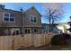 Fenced backyard of townhome, providing privacy and space for outdoor enjoyment at 18356 E Arizona Ave # E, Aurora, CO 80017