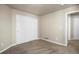 Bedroom features a large closet for optimal storage and convenient access to other rooms at 8690 Allison St # H, Arvada, CO 80005