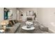 Comfortable living room showcasing stylish furniture, decor, and ample space for relaxation at 8690 Allison St # H, Arvada, CO 80005