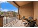Relaxing balcony with seating and views of the neighborhood, perfect for enjoying the outdoors at 10523 Ashfield St # 5C, Highlands Ranch, CO 80126