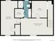 Upstairs floor plan featuring bedrooms, bathroom, recreation room, and additional room at 6427 S Ingalls St, Littleton, CO 80123