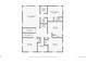 Second floor layout featuring the bedrooms and laundry room at 9353 Middle Fork St, Littleton, CO 80125